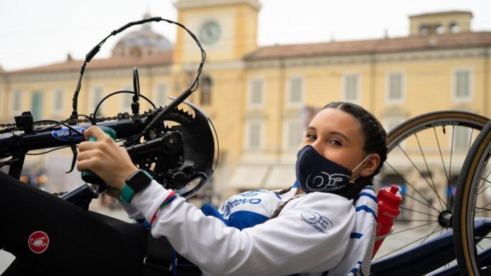 Il sogno di Veronica: «Gareggiare a Tokyo con la handbike