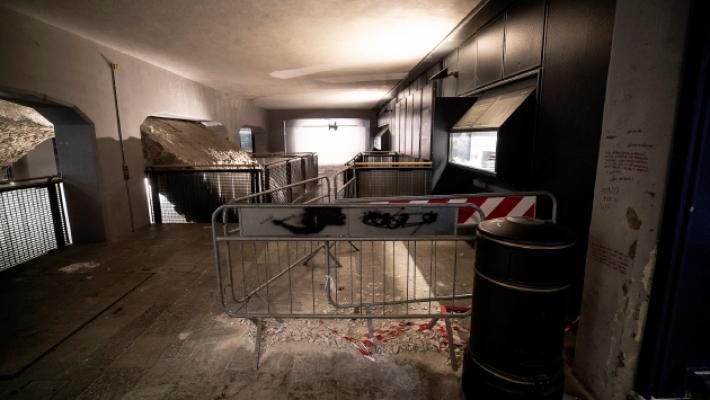 Sottopasso del Ponte Romano, allarme calcinacci