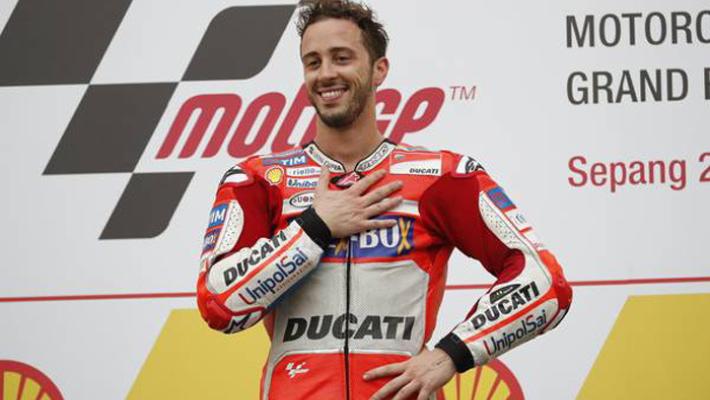 Infortunio alla spalla per Dovizioso durante una gara di motocross 