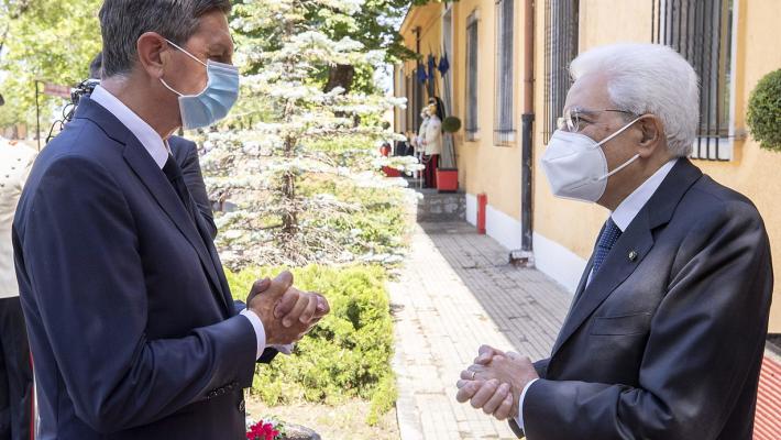 Foibe, storico incontro Mattarella-Pahor sul Carso triestino