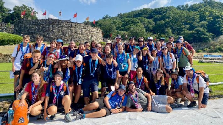 Gli scout parmigiani al raduno in Corea: «Il caldo non ci ferma Conosciamo giovani e culture diverse»
