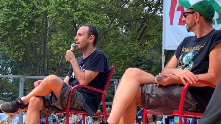 ZeroCalcare e Giancane, che show «Così il fumetto sposa la musica»