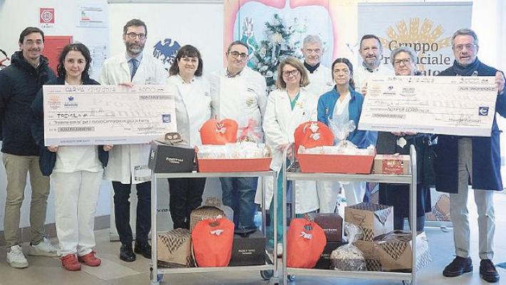 Panettoni e biscotti per i piccoli degenti