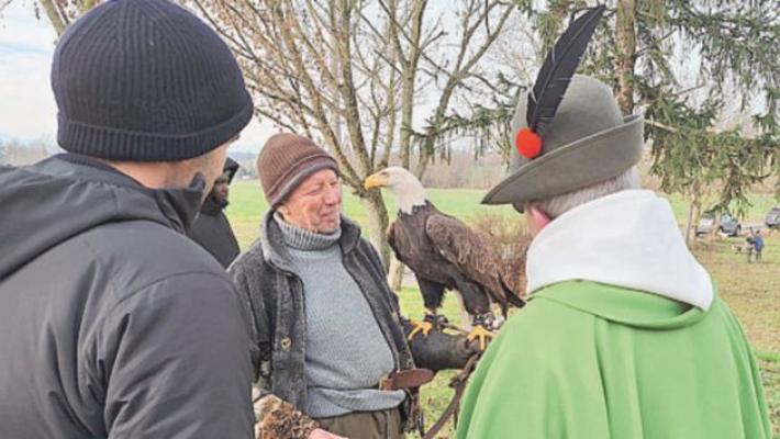 Animali benedetti: c'era anche un'aquila