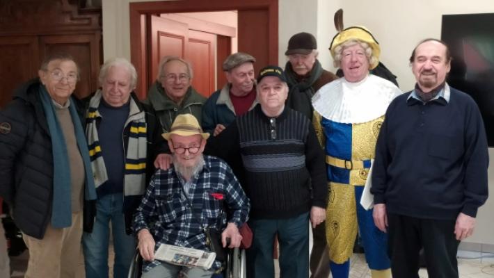 I «custodi» della parmigianità fanno visita a «Gigètt» Mistrali