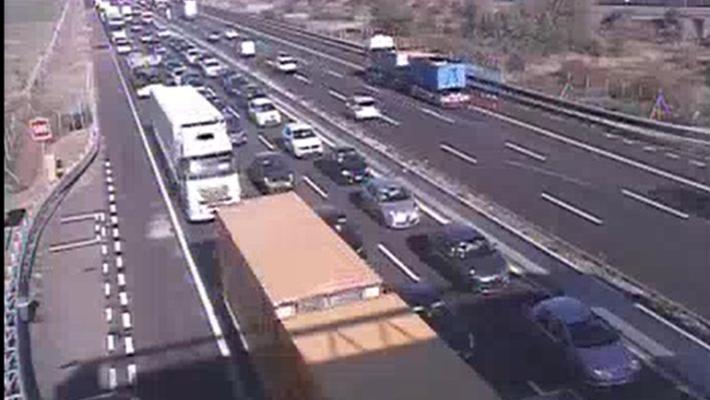 Incidente in A1: code e traffico intenso fra Fiorenzuola e Fidenza