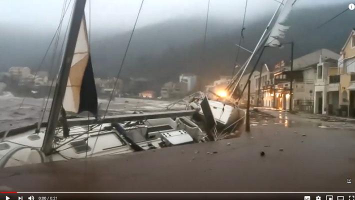 Grecia: uragano su isole Ionio, inondazioni e voli dirottati - Video 