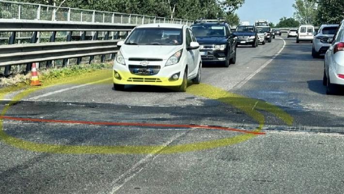 Buca del  ponte sul Taro   della "tangenziale"  per Noceto, il presidente della Provincia Massari: "lunedì prossimo l'Anas inzia i lavori"