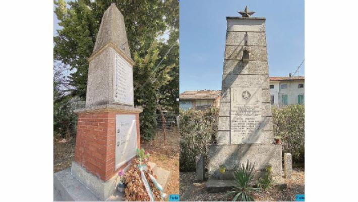 Ravadese e Case Vecchie, «scippate» le bandiere dai monumenti ai caduti