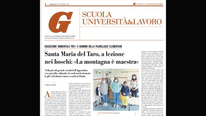 La «lezione» dei boschi e le dritte dei prof  