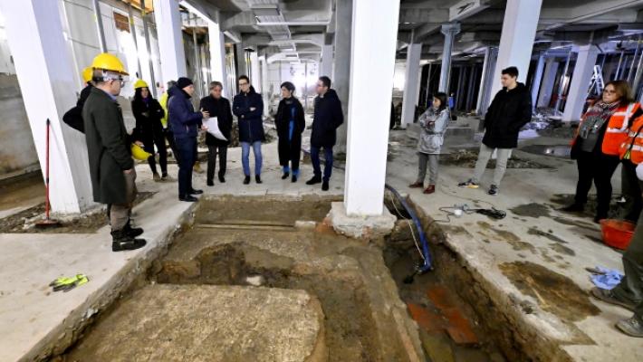 Mosaico romano torna alla luce sotto piazza Garibaldi