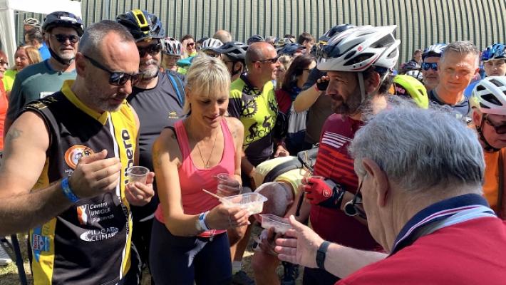 L«Ingorda» ha fatto i pieno di cicloturisti