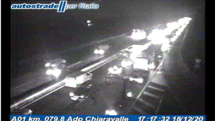 Incidente in A1:  12 km di coda  fra Piacenza e Fidenza in direzione Sud