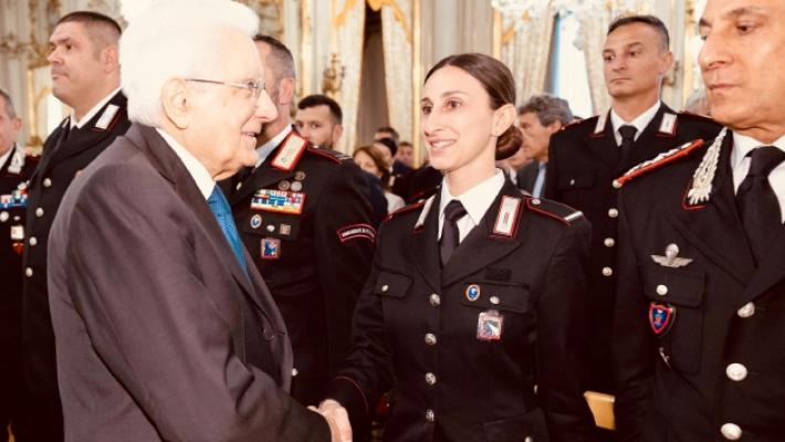 Il maresciallo Noemi Schiraldi, medaglia d'oro al Valore civile: &laquo;La nostra missione? Essere dalla parte della gente&raquo;
