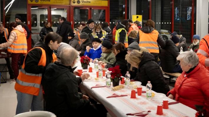 In stazione una serata che scalda il cuore
