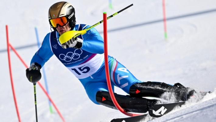 Il debutto olimpico di Saccardi: perde un bastoncino ma brilla in combinata