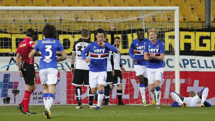 Parma-Sampdoria 0-2. Crociati battuti di nuovo. Adesso si fa dura 
