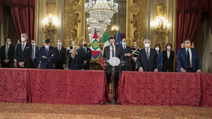 Salvini: "Il centrodestra è per il voto, ma se non ci sarà valuteremo"
