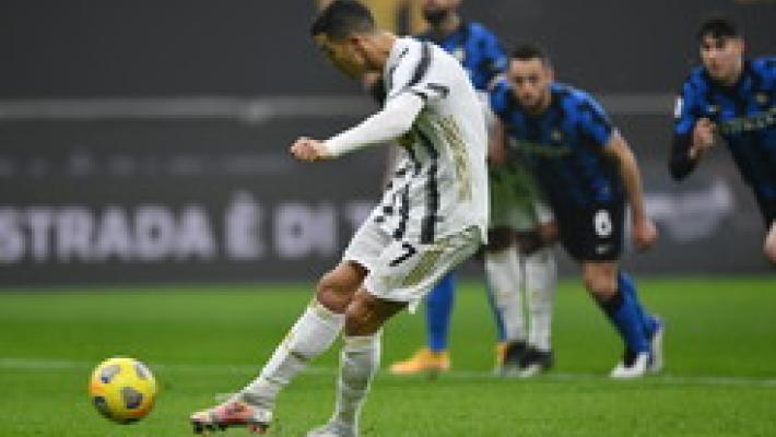 Doppietta di CR7 e Inter ko, la Juve vince 2-1 a San Siro