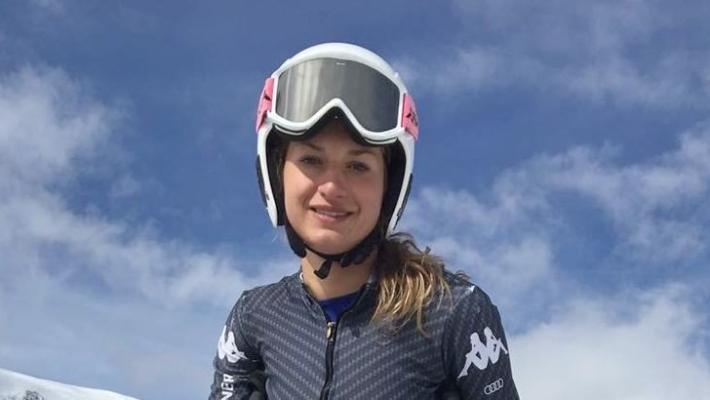 Cortina: l'infortunata azzurra Lara Della Mea