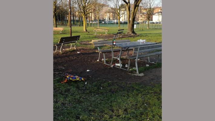 Quel che resta della festa al parco Martini - Foto