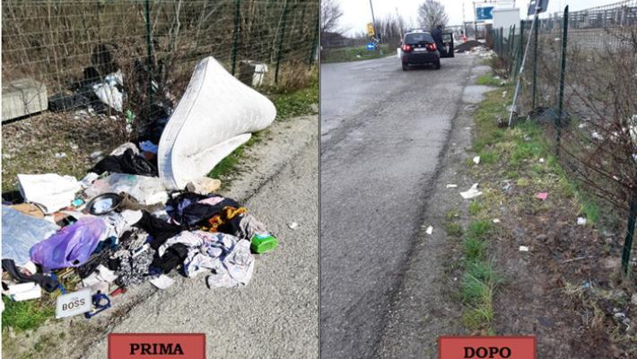 Scaricava i rifiuti per strada: multa di 600 euro a un nigeriano 