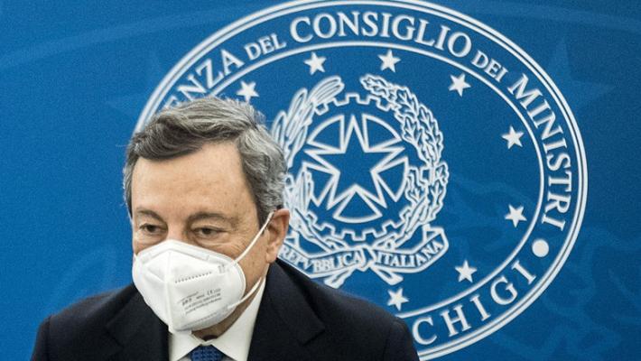 Draghi: "Vaccini, il  criterio dell'et&agrave; deve essere prioritario. Riapertura della scuola fino alla prima media"