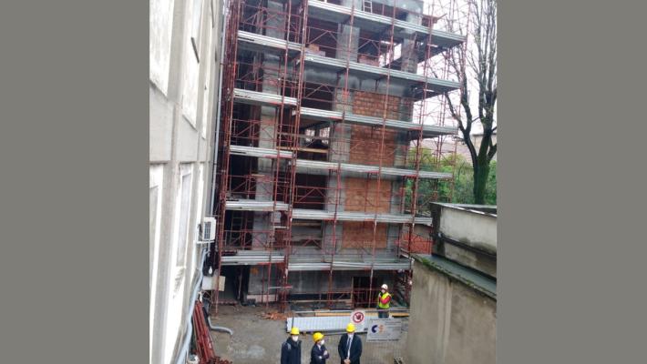 Liceo Sanvitale, cantiere a pieno ritmo: la nuova ala sarà consegnata a dicembre