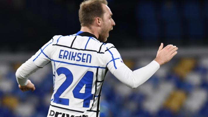 Inter indenne a Napoli: Eriksen sigla  il pari