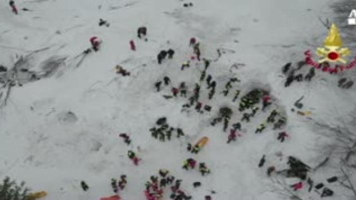 La slavina di Rigopiano aveva la forza distruttrice di 4mila tir pieni 