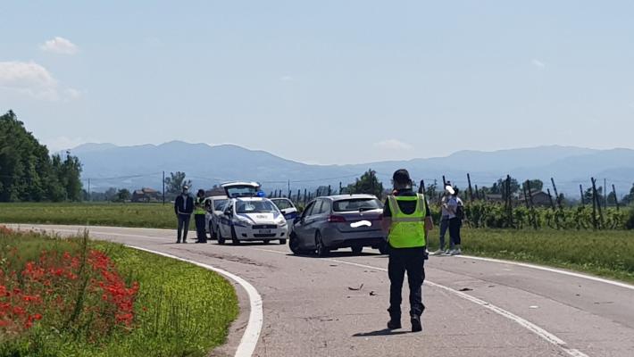 Incidente a Busseto, grave un motociclista