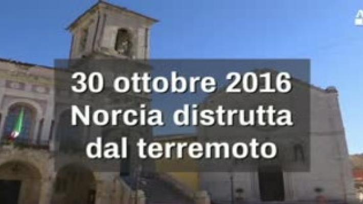 Norcia, un anno tra macerie e ricostruzione