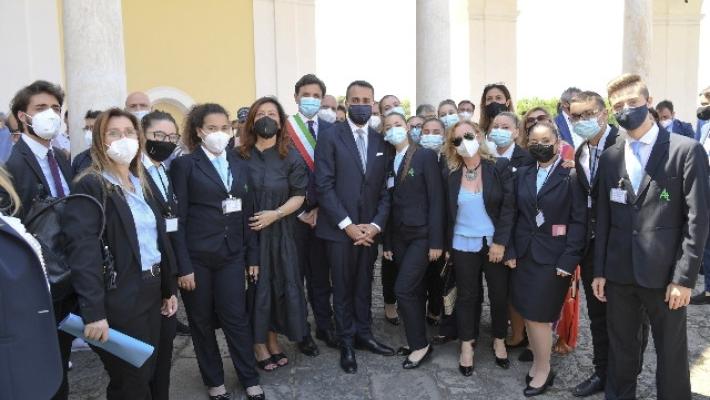 Di Maio riceve il Premio Euromediterraneo a Ercolano