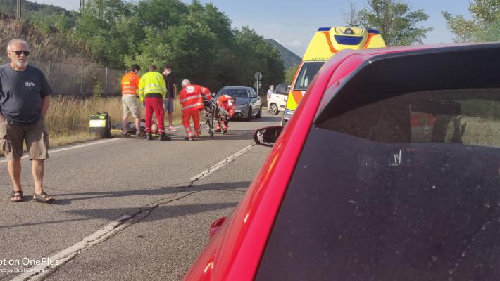 Incidente sulla fondovalle del Taro: un motociclista ferito