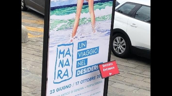 Mostra Manara piace anche a ladri, rubati manifesti a Genova