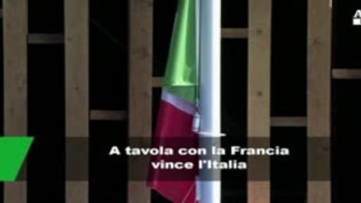 A tavola con la Francia vince l'Italia