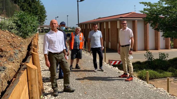 Sala Baganza, in dirittura d'arrivo la pista ciclopedonale tra via Roma e via Delle Barricate