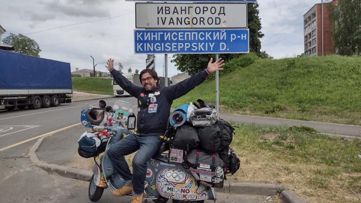 Da Salso fino (quasi) a Tokyo in vespa: Cofferati fa l'impresa