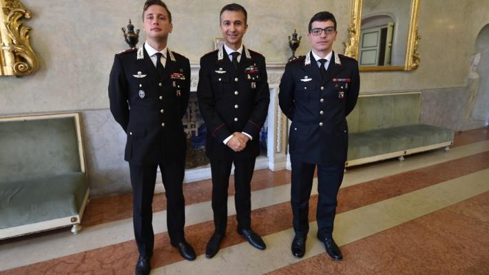 Nuovi ufficiali per l'Arma: arrivano il capitano Di Caprio e il tenente Marizza