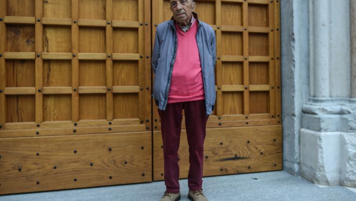 L'emozione di Galli, ex prigioniero partigiano: «Un passato buio ora si è illuminato di speranza»