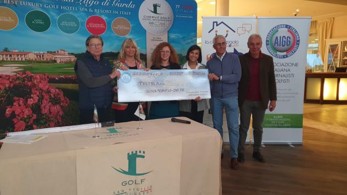 I giornalisti golfisti al fianco dell'ospedale dei Bambini Pietro Barilla