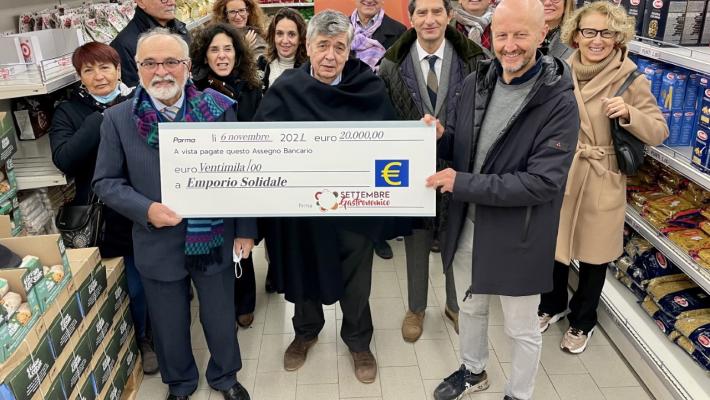 Emporio Solidale Parma: «Donazione 20mila euro»