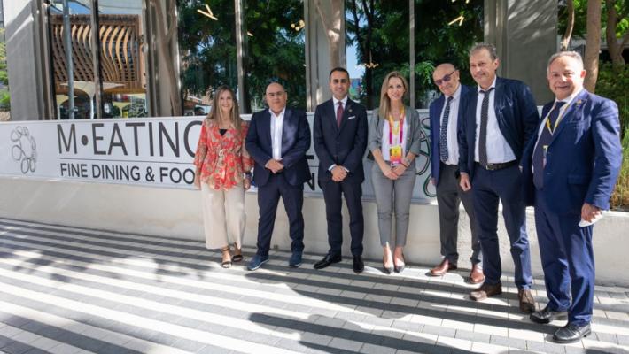 Il ministro Di Maio a "M-Eating Italy", lo spazio curato da Fiere di Parma all'Expo