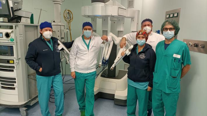  Tumore del pancreas, eseguito con  il robot un complesso intervento di chirurgia addominale