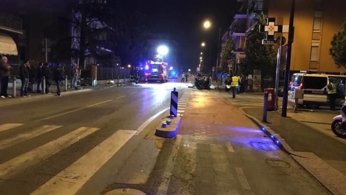 Via Montebello, investito un pedone