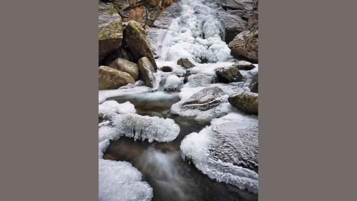Parma di Badignana: la cascata 
