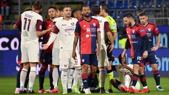 Finisce 1-1 la sfida salvezza fra Cagliari e Salernitana