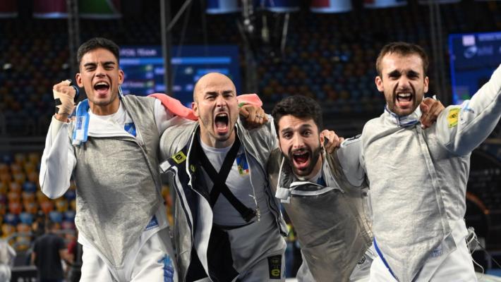 Mondiali scherma, azzurri d'oro nel fioretto maschile