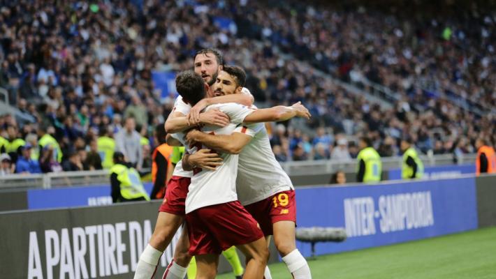 La Roma vince 2-1 in rimonta a San Siro contro l'Inter