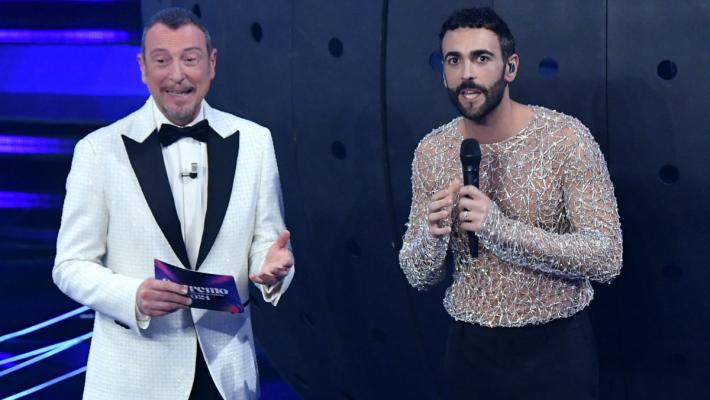 Sanremo al via con Amadeus e Mengoni. Sorpresa Ibra, Bertè prima